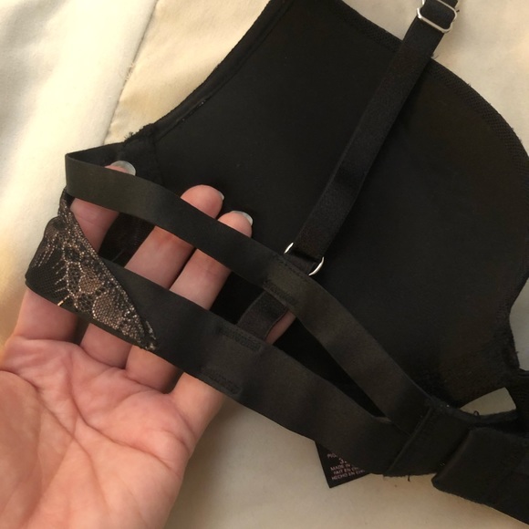 NWOT Victoria’s Secret Black Push Up Bra, 32B - Picture 4 of 7